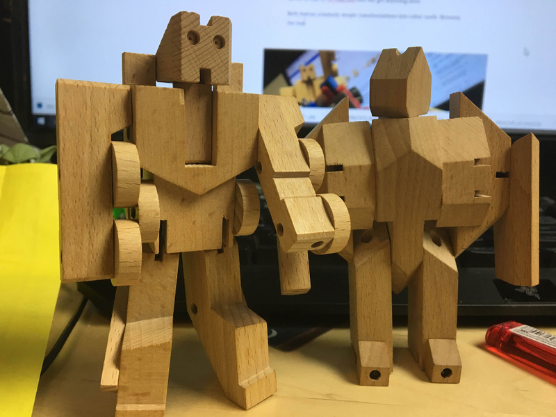 Illustration for article titled Hands On With Woobots, Wooden Robots In Disguise